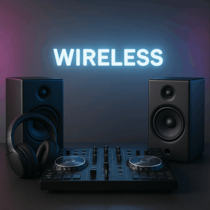 wireless DJing kabellos